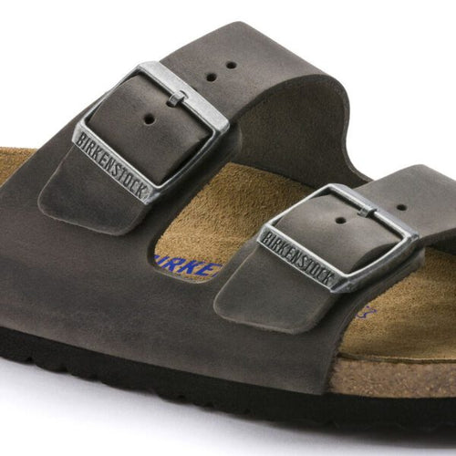 Birkenstock Arizona Soft Footbed – Iron Oiled Leather