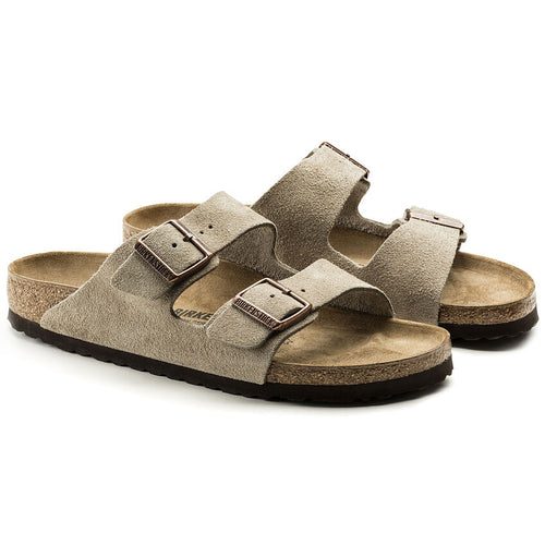 Women's Birkenstock Arizona - Taupe Suede