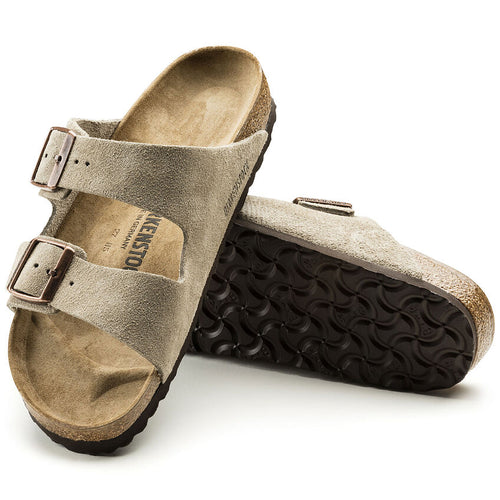 Women's Birkenstock Arizona - Taupe Suede