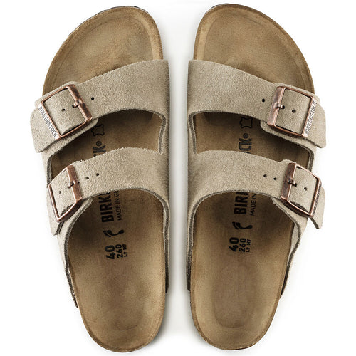 Women's Birkenstock Arizona - Taupe Suede