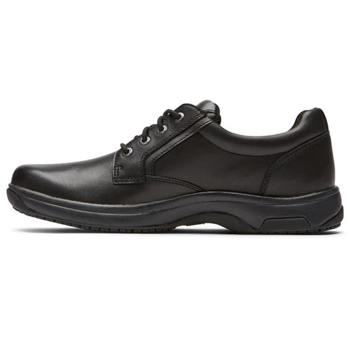 Men's Dunham 8000 Service Plain Toe Oxford - Black