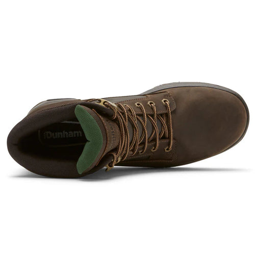 Men's Dunham 8000Works Waterproof - Brown Leather