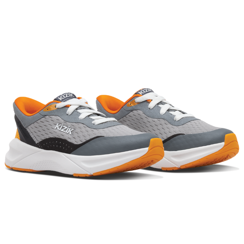 Kids' Kizik Phoenix 2 - Toddler/Little Kid - Circular Gray/Electric Orange