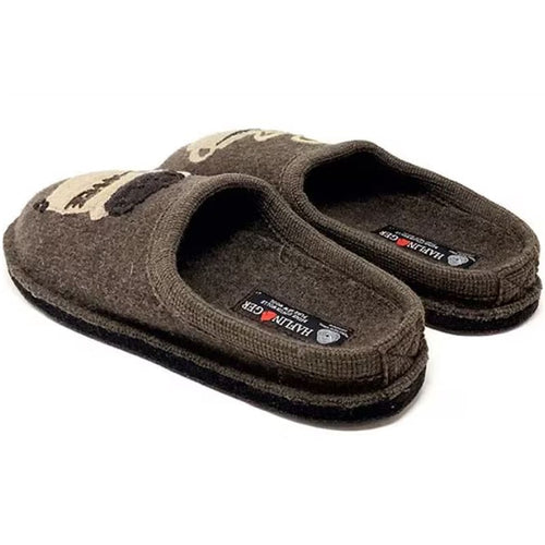 Haflinger Coffee Whimsical Slipper - Earth