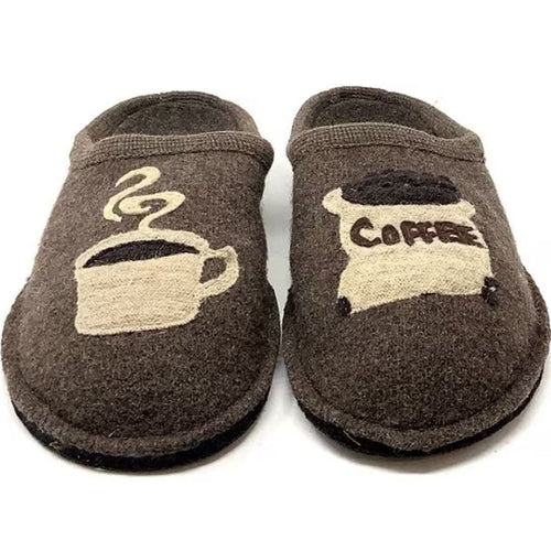 Haflinger Coffee Whimsical Slipper - Earth