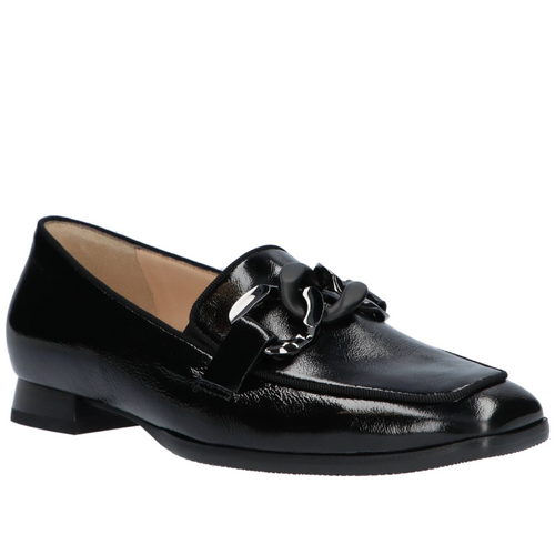 Women's Hassia Napoli Loafer - Black Crushlack