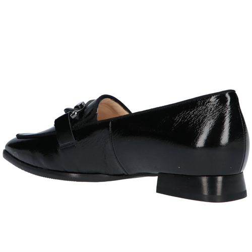 Women's Hassia Napoli Loafer - Black Crushlack