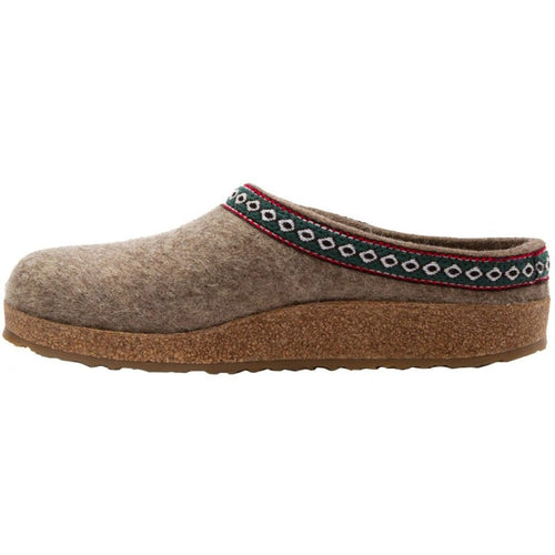 Haflinger GZ Zigzag Clog - Earth