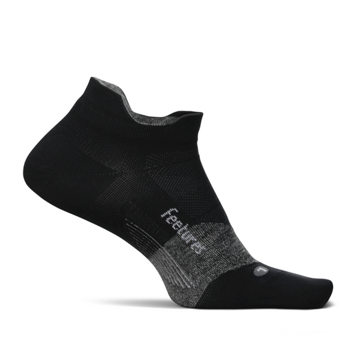 Feetures Elite Ultra Light No Show Tab Socks - Black