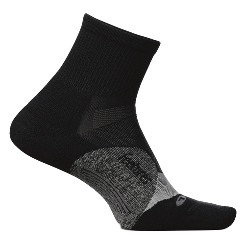 Feetures Elite Ultra Light Quarter Socks - Black