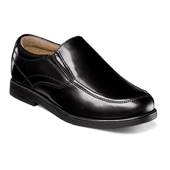 Boy's Florsheim Midtown Jr. Moc Toe Slip On - Black