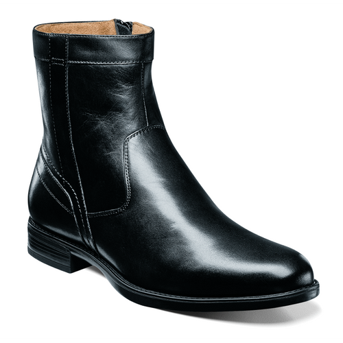 Men's Florsheim Midtown Plain Zip Boot - Black