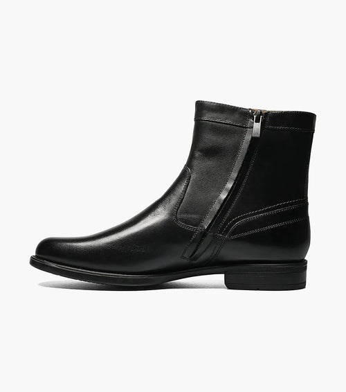 Men's Florsheim Midtown Plain Zip Boot - Black