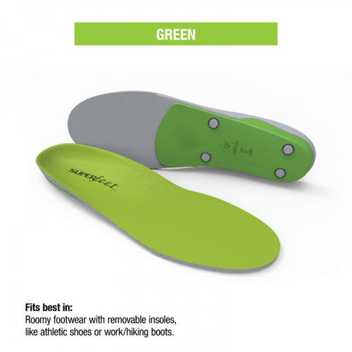 Superfeet High Arch Insoles - Green