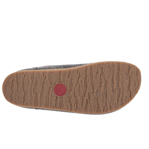 Haflinger GZH Zigzag Clog - Grey