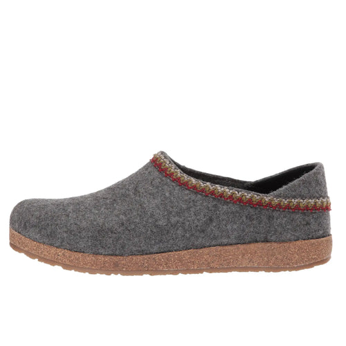 Haflinger GZH Zigzag Clog - Grey