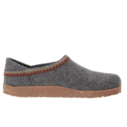 Haflinger GZH Zigzag Clog - Grey