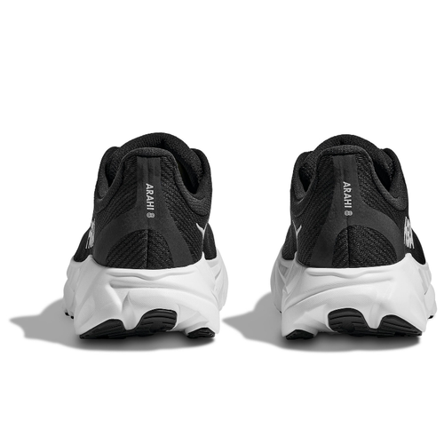 Women's HOKA Arahi 8 - Black/White (BWHT)