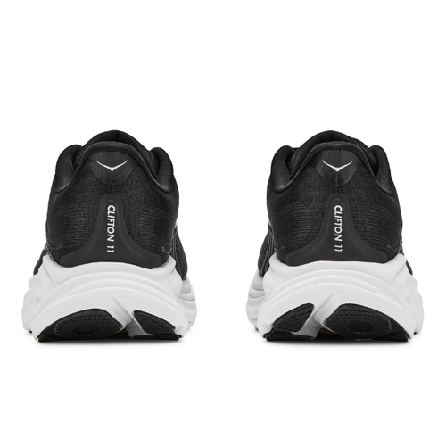 Women's HOKA Clifton 11 - Black/White (BWHT)