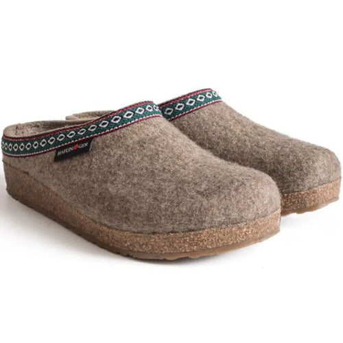 Haflinger GZ Zigzag Clog - Earth