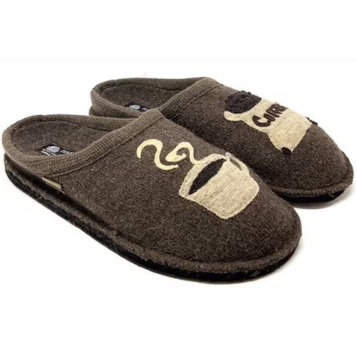 Haflinger Coffee Whimsical Slipper - Earth