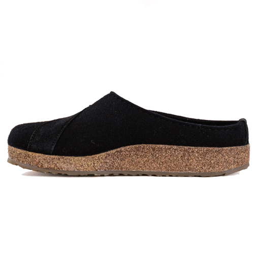 Haflinger Grizzly Lia Clog - Black