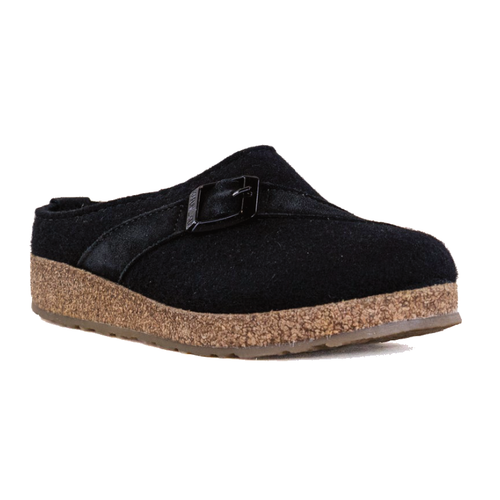 Haflinger Grizzly Lia Clog - Black