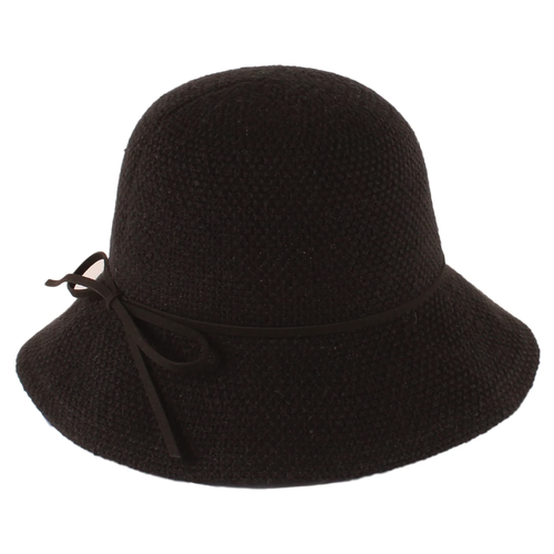 Jeanne Simmons Accessories Winter Bucket Hat - Black