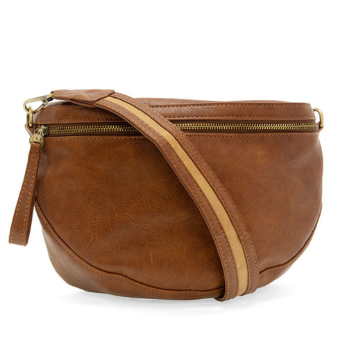 Joy Susan Laura Contrast Strap Sling - Pecan
