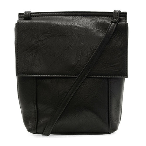 Joy Susan Jensy Front Flap Crossbody Bag - Black