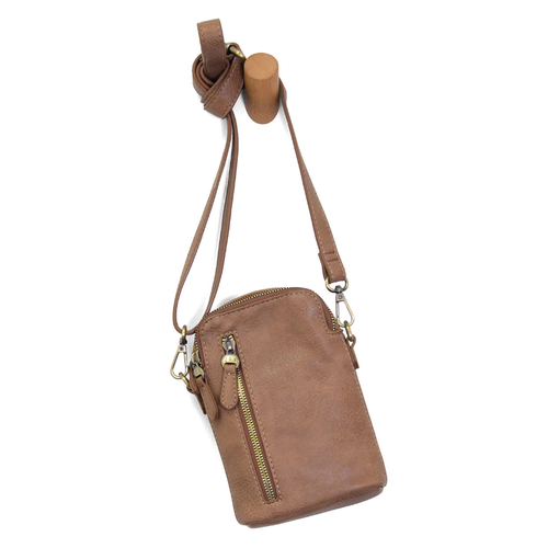 Joy Susan Jolene Crossbody/Phone Bag - Cocoa