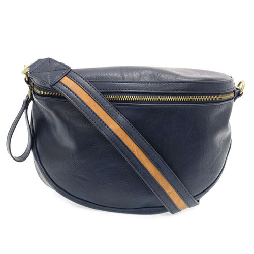 Joy Susan Laura Contrast Strap Sling - Vivid Navy