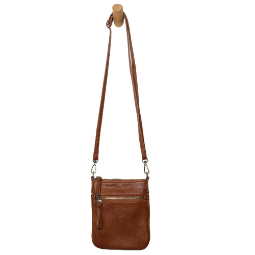 Joy Susan Lia Phone Crossbody - Cognac