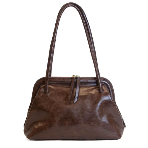 Joy Susan Louise Doctor Shoulder Bag - Chocolate