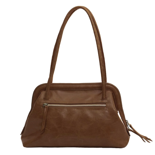Joy Susan Louise Doctor Shoulder Bag - Chocolate