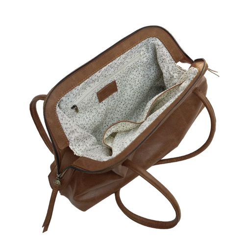 Joy Susan Louise Doctor Shoulder Bag - Chocolate
