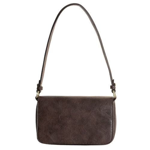 Joy Susan Nyla Flap Shoulder/Crossbody - Carob