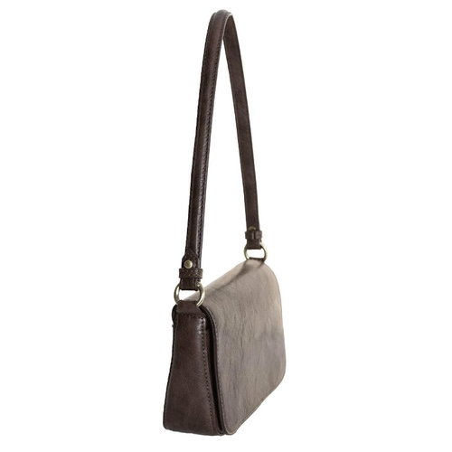 Joy Susan Nyla Flap Shoulder/Crossbody - Carob