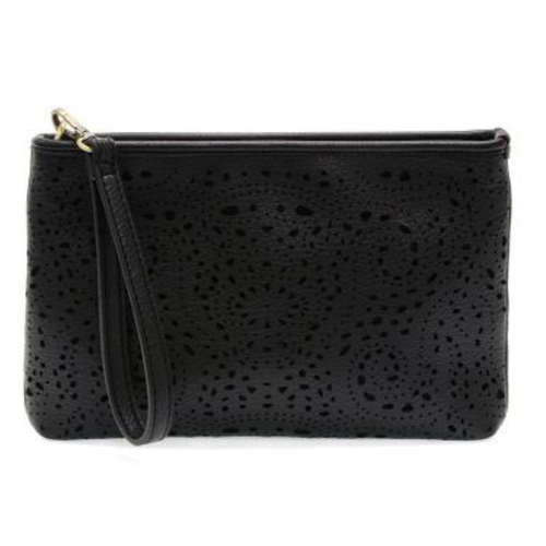 Joy Susan Quinn Laser Cut Convertible Crossbody - Black
