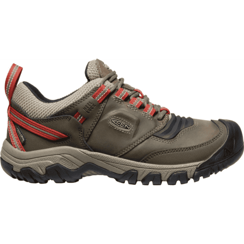 Men’s KEEN Ridge Flex Waterproof – Timberwolf/Ketchup