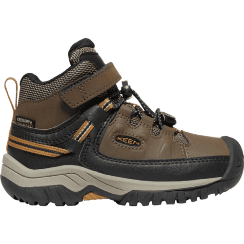 Kids’ KEEN Targhee Mid Waterproof - Little Kid - Dark Earth/Golden Brown