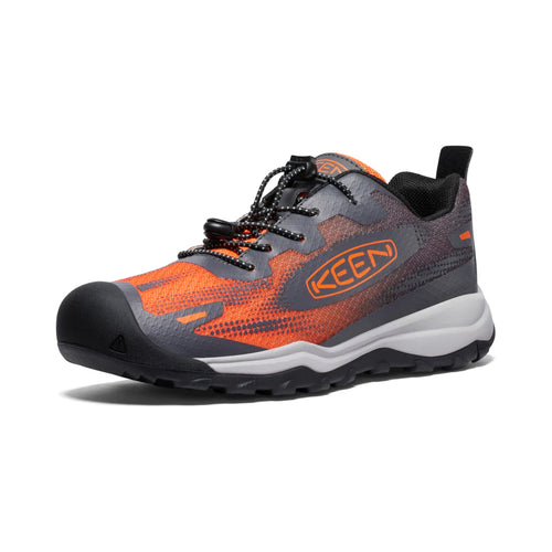 Kid's KEEN Wanduro Speed Hiking Shoe – Little/Big Kids – Magnet/Scarlet Ibis