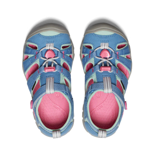 Kids’ KEEN Seacamp II – Toddler Sizing – Coronet Blue/Hot Pink