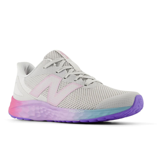 Kids' New Balance Fresh Foam Arishi v4 - Big Kid - Grey Matter/Mid Century Pink/Lilac Glo