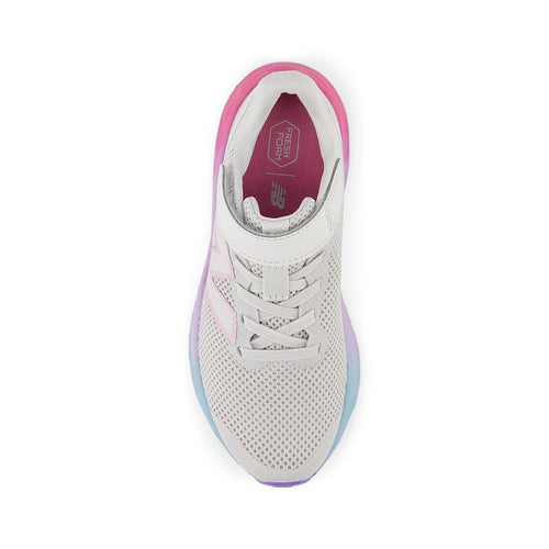 Kids' New Balance Fresh Foam Arishi v4 - Toddler/Little Kid - Grey Matter/Mid Century Pink/Lilac Glo