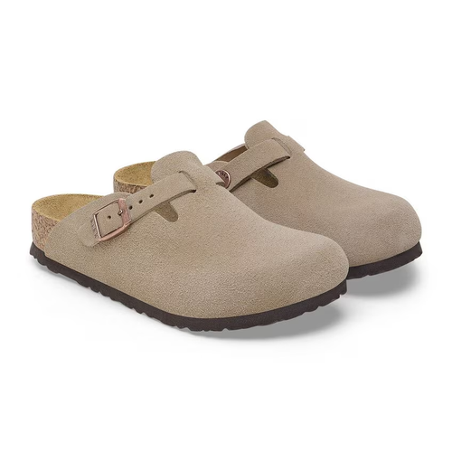 Kids' Birkenstock Boston - Little Kid - Taupe Suede