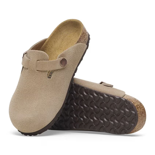 Kids' Birkenstock Boston - Little Kid - Taupe Suede