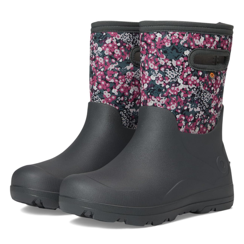 Kids' Bogs York Impressionist Floral - Gray Multi