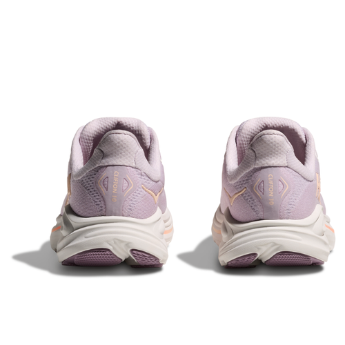 Kids' HOKA Clifton 10 - Big Kids - Lilac Cream/Tangerine Glow