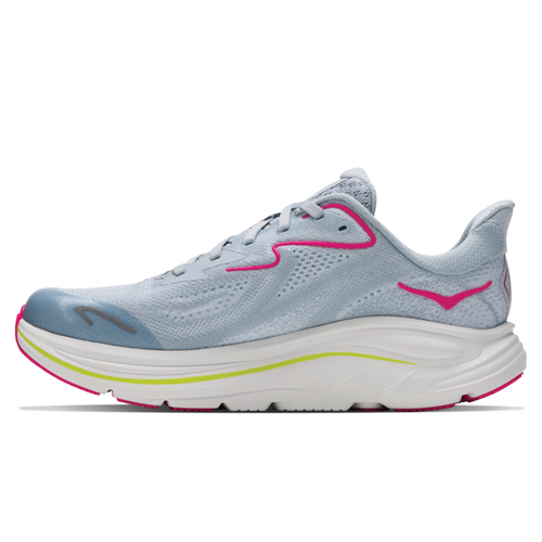 Kids' HOKA Clifton 10 - Big Kids - Overcast/Neon Dragonfruit